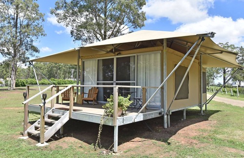 Pokolbin House | Pokolbin Glamping. Sleeps 6 across 3 eco-friendly glamping Tents