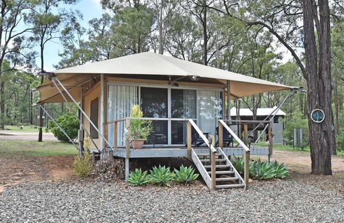 Pokolbin House | Pokolbin Glamping. Sleeps 6 across 3 eco-friendly glamping Tents