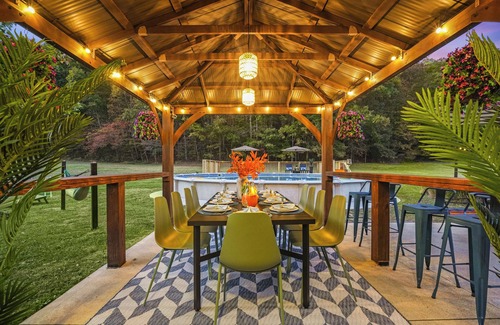 Rockbridge House | Pond-Theater-Game Room-HeatedPool~SpeakEasy