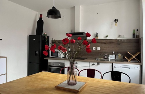 Carcassonne House | Pont Vieux house with parking space at the foot of the medieval city