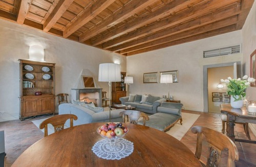 Santo Spirito Apartment | Pontormo large apartment with fireplace in Oltrarno
