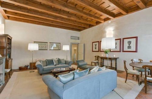Santo Spirito Apartment | Pontormo large apartment with fireplace in Oltrarno