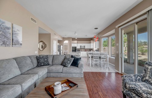 Desert View Village House | Pool, Putting Green, Arcade, Cornhole, Great Location at Phoenix Desert Ridge Retreat!