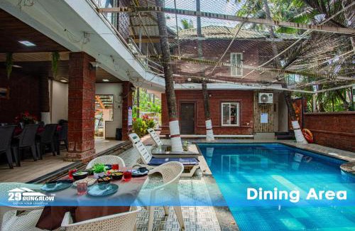 Nagaon House | Pool Stays at Alibaug by 29 Bungalow