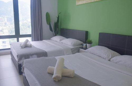 Genting Highlands Apartment | Pool View Family Suite 2bedrooms Free Wifi 8pax Midhill Genting Highlands