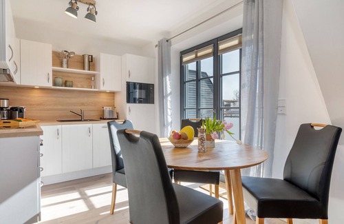 Zingst Apartment | Poppy suite for 4 pers. with fireplace