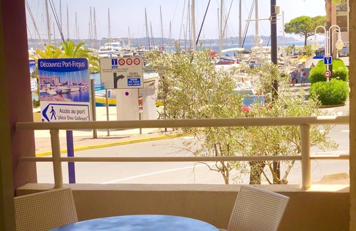 Frejus Port Apartment | Port Fréjus sea view all pedestrian, sandy beach, terrace and garden ...