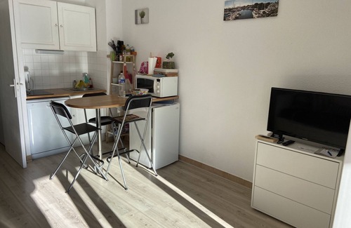 Port Grimaud Apartment | Port Grimaud: Studio 2-4pers. overlooking Port Grimaud channels Terrace South East