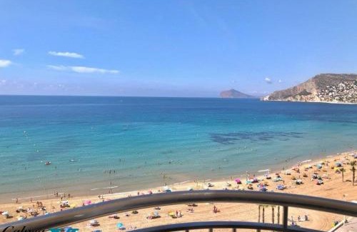 Calpe City Center Apartment | Porto Azul 10A Frontal Peñon & Sea View First Line Arenal Beach