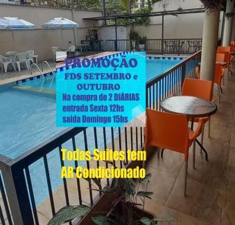 Enseada Hotel | Pousada Parque Suites - Estacionamento e Piscina