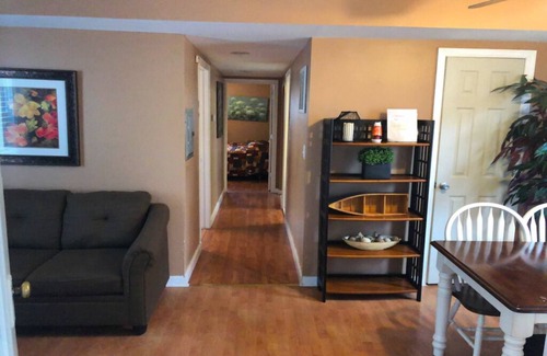 Ortley Beach House | PREMIER HOST-2BR SEASIDE PARK SUITE#57, One Short Block to Beach, Kit, Liv Room