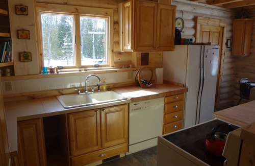 Honor Cabin | Prime time dates still avail! Log home min. from Slpng. Bear Dunes N.Lakeshore.