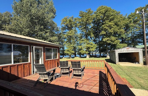Samburg House | Pristine Lakefront Home has lots of space and amazing views.