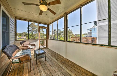 Colington Harbour House | Private Boat Dock Fun OBX Family Getaway with Deck