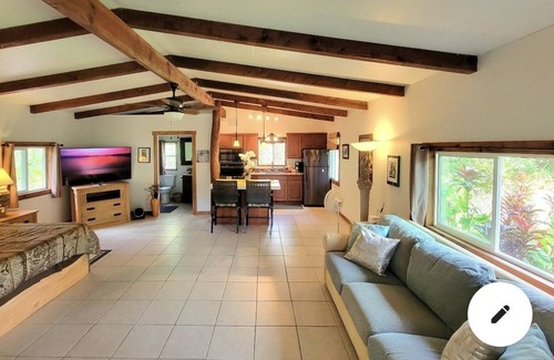 Pahoa Apartment | Private Cabin Suite/ SPA see LAVA at Volcano National Park