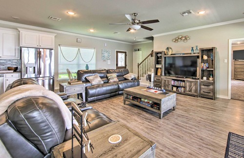 Carolyn Estates House | Private Dock & Boat House: Lakefront Mabank Home