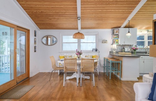 Tybee Island Cottage | Private dock & Screened dock house. Dog-friendly! Tidal Creek views
