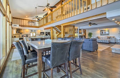 Sunrise Beach House | Private Fire Pit & Dock: Lakefront Missouri Home