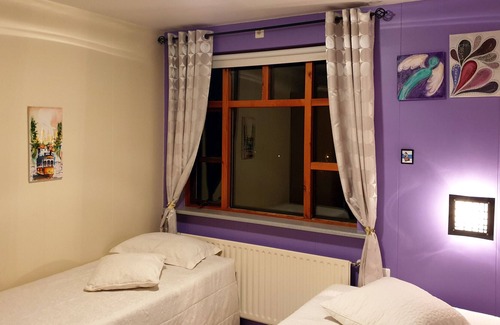 Suðavik House | Private house, private garden, beautiful village. Great mountain- and fjord view