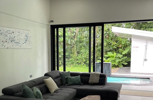 Uvita House | Private & huge modern home on wildlife rich creek.