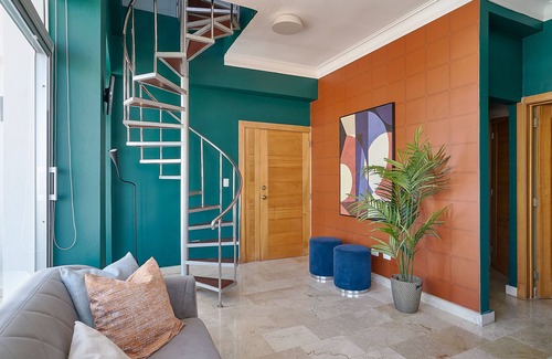 Serralles Apartment | Private Jacuzzi in Central Mini Penthouse