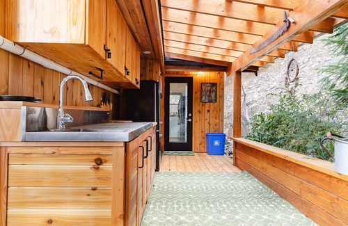 Nakusp Cabin | Private Luxury Lake House on large waterfront property with fire-heated hot tub