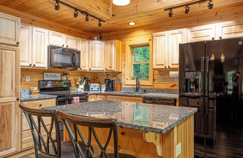 Hendersonville Cabin | Private newer log cabin near Hendersonville and the Dupont State Forest