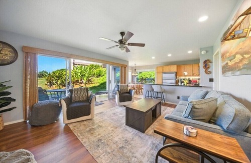 Princeville Apartment | Private Oceanfront Ohana Retreat Near Hanalei!