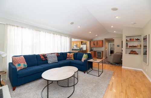 Douglas House | Private pool oasis, walk to the beach and lake