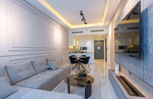 Dubai Apartment | Private Pool! Stylish 3BR Apt in Dubai Studio City
