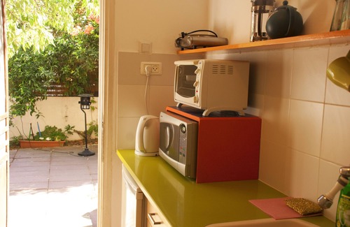 Herzliya Apartment | Private room and bathroom with lovely garden.