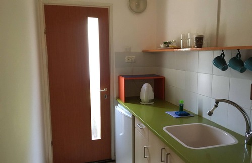 Herzliya Apartment | Private room and bathroom with lovely garden.
