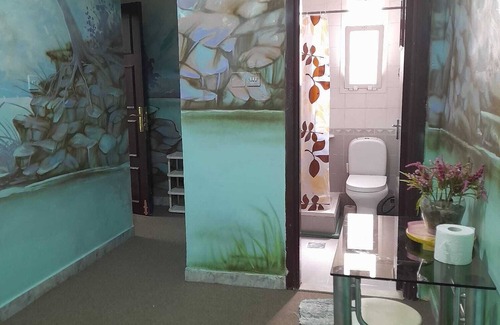 Abu Dhabi City Center Villa | Private room with attached bathroom - Central Bus Terminal