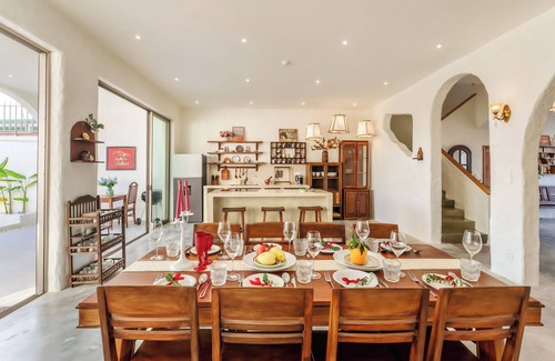 Cam An Villa | Private Rustic Charm House 5BRs & 7’ to An Bang Beach