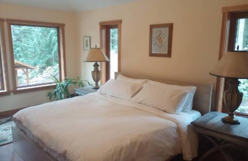Lake Cowichan Villa | Private, Secluded Cowichan Riverfront Home