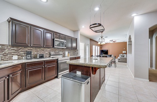 Palmhurst Cottage | Private Theater & Pool: Spacious Mission Home