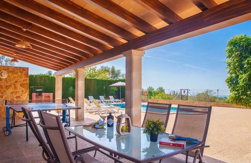 Portol Villa | Private Villa with A/C, WIFI, private pool, TV, patio, pets allowed, panoramic view, parking