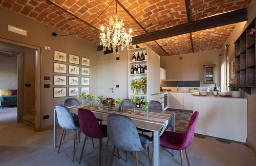 Monteu Roero Villa | Private Villa with hot tub, WIFI, A/C, private pool, sauna, TV, patio, panoramic view, close to Alba