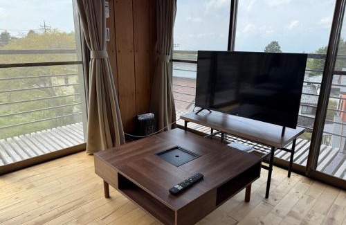 Nagawa House | Private villa with natural hot spring rock bath for up to 9 guests Includes 3 bedrooms ideal for groups Mt Fuji view from the second floor Grandview Minamihakone