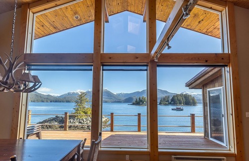 Sitka House | Private wooded island, Waterfront, Hot Tub