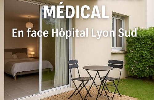 Pierre-Benite Apartment | Proche Hôpital LyonSud Metro B Calme et WiFi