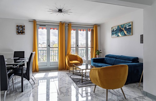 Neuilly-sur-Marne Apartment | Proche Paris et Disney, Chambre Moderne Dans Lumineux Appartement Refait à Neuf