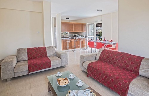 Kapparis Villa | Protaras Holiday Villa MV34 - Modern 3BDR Villa with Pool, 5 min. Walk to the Beach