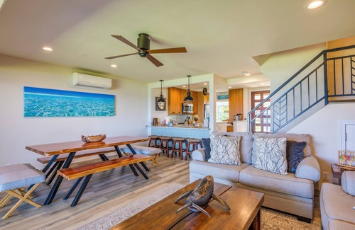 Downtown Lahaina Villa | Puamana Retreat by Gather: Oceanfront 3BR w/Lanai & Resort Amenities in Lahain