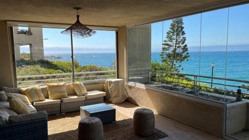 Algarrobo Apartment | PUNTA FRAILE HAMACA SUITES Frente mar, 140 m2, amplias areas verdes, piscina, hamaca, tranquilidad