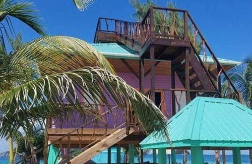 Placencia House | Purple Octopus Suite at King Lewey's Island Resort, Placencia Cayes, Belize