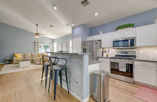 Power Ranch House | Putting Green & Fenced Yard: Charming Gilbert Home