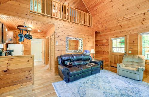 Laurel Springs House | Quaint Cabin with Stream in Blue Ridge!