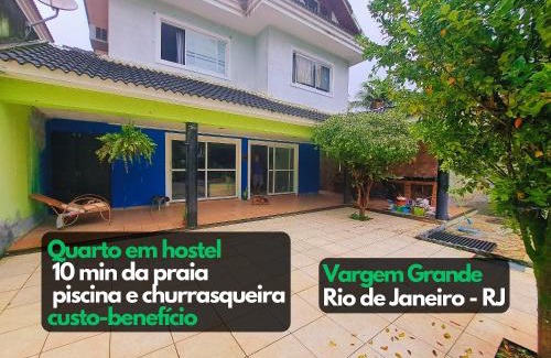 Vargem Grande House | Quarto 1, piscina, a 5 min Praia do Recreio, Vargem Grande - perto CT do Flamengo