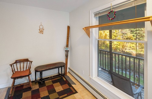 Castleton House | Quiet Large Country Home in The Woods Near SKI AREAS With Pond, Stream, Hiking